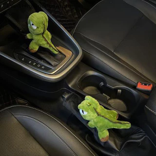 ฝาครอบเบรกมือรถยนต์ 1/2 ชิ้นน่ารักการ์ตูนเกียร์ Shift Protector Universal ตกแต่งภายใน