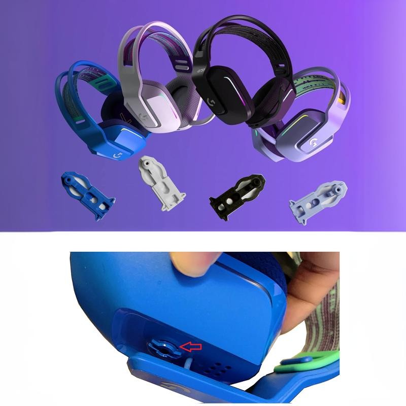 ชุดหูฟังเกม Logitech G733 G535 G335 Original Reel หัวพลาสติกอะไหล่ซ่อมฟองน้ํา Earmuffs
