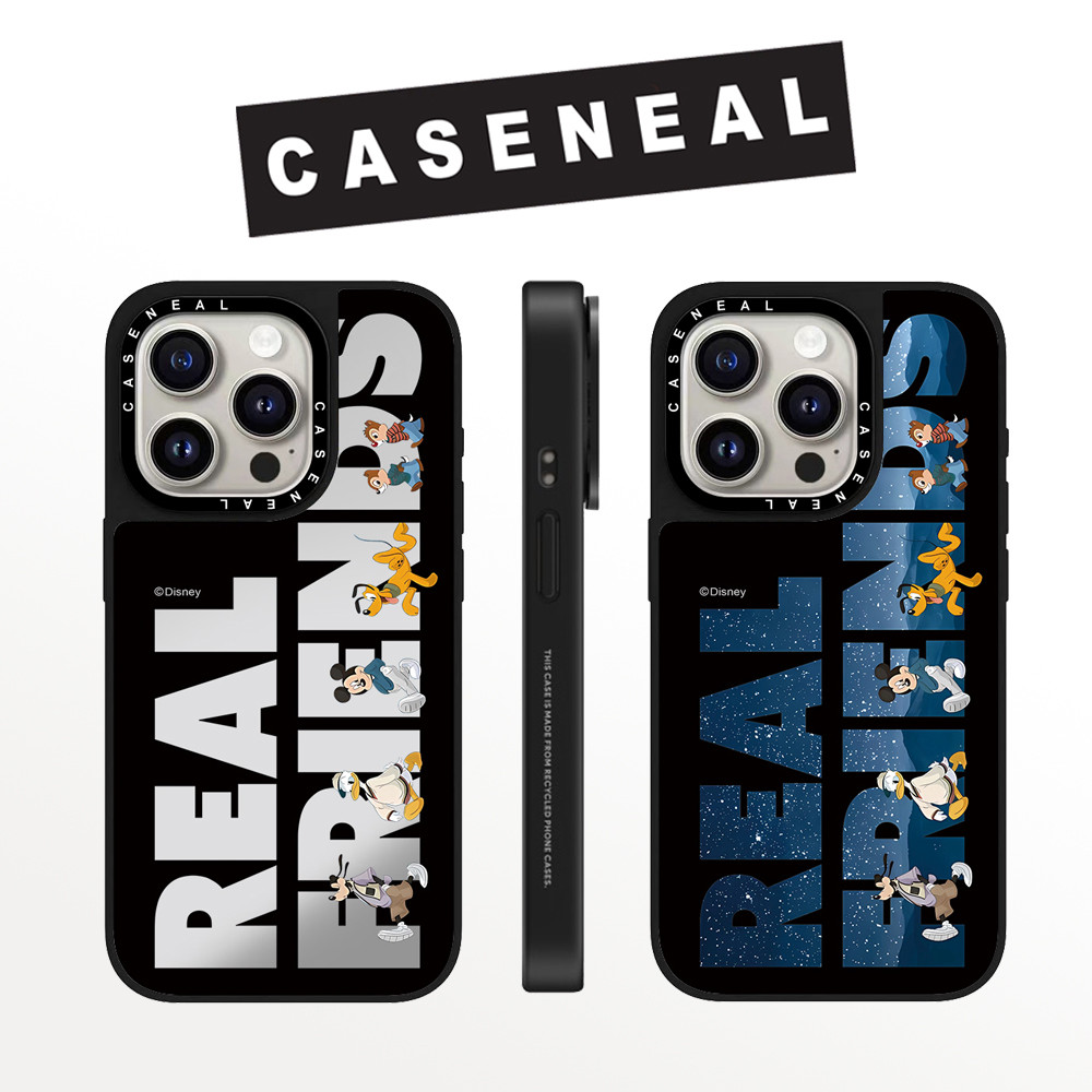 Drop proof CASENEAL เคสโทรศัพท์สําหรับ iPhone 16promax 16pro 16 15Pro 15promax 14promax 13 13promax พิมพ์ด้านข้างเคสแข็งภูมิทัศน์ Mickey 12 12promax กรณี iPhone 11 กรณีคุณภาพสูง