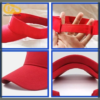 Thankswin Empty Top Visor ผู้หญิงครีมกันแดดหมวก Man ผ้าฝ้ายสําหรับวิ่งเทนนิสกอล์ฟ Unisex th