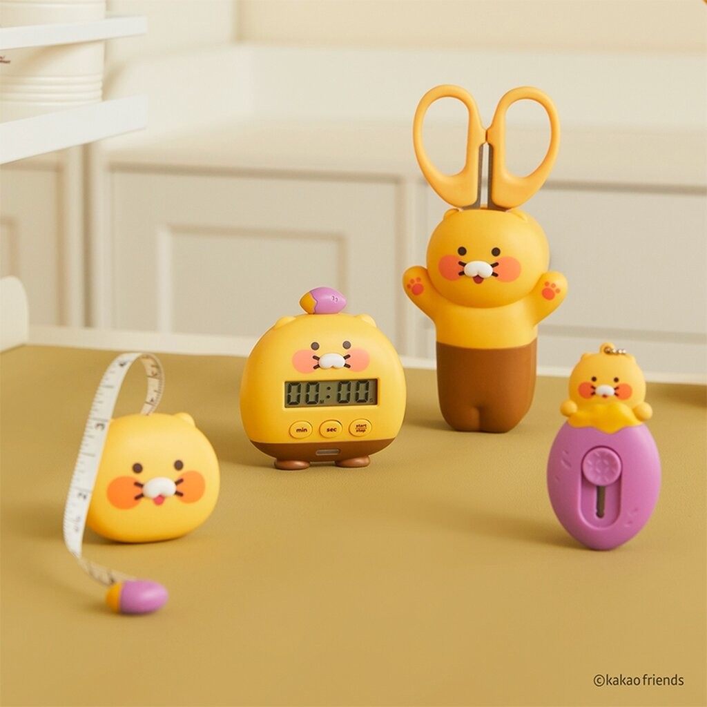⏱พร้อมส่ง✂️KAKAO FRIENDS🐱 ของใช้บนโต๊ะทำงาน/ ของแต่งโต๊ะ Desk Accessories & Stationery คัตเตอร์/กรรไกร/สายวัด/ที่จับเวลา