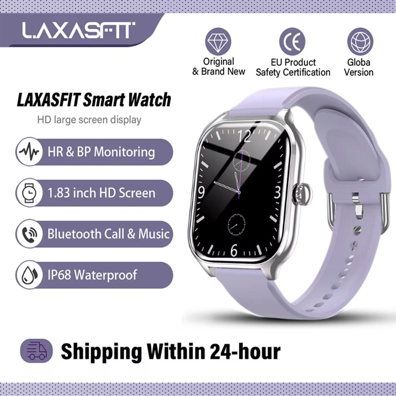 LAXASFIT H9Max Voice Call สมาร์ทวอทช์ 24 ชั่วโมงการตรวจสอบสุขภาพ 100 + โหมดกีฬาบลูทูธ Smartwatch สํา