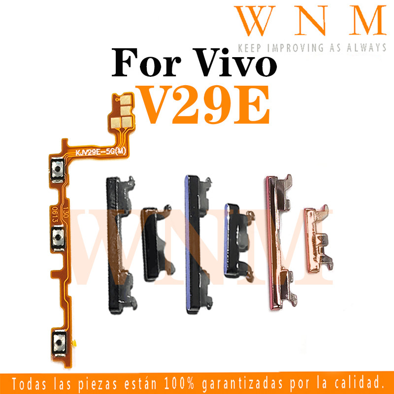 สําหรับ Vivo V29E 5G ปุ่ม Flex บน/ปิดปุ่มสวิทช์ด้านข้าง Key Volume Up Down Flex สายโทรศัพท์มือถือ Part