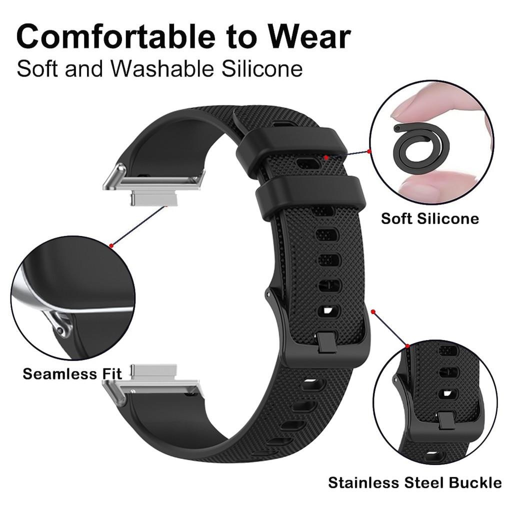 สายซิลิโคนสําหรับ Huawei นาฬิกา FIT4/4 pro fit3 correa สายกีฬาสําหรับ Huawei นาฬิกา fit 4pro ใหม่ล่าสุดเข็มขัด Breathable สายนาฬิกาอุปกรณ์เสริม - รูปที่ 4