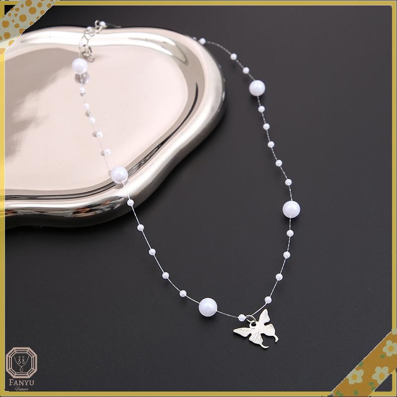 SGL ใหม่สร้อยคอผีเสื้อเงาสุภาพสตรีประณีต Clavicle Chain สร้อยคอเครื่องประดับสําหรับสุภาพสตรีของขวัญ 