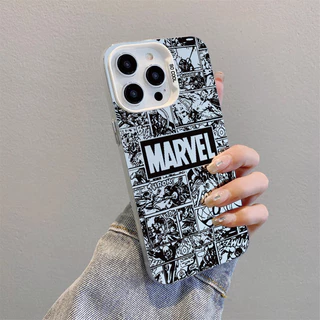❤️Mario❤️เคสไอโฟน11 12 13 14 15 16 17 Pro Max Matte Cartoon การ์ตูน hard Case For iPhone 7 8 16 15 PLUS X/XS XR XSMAX