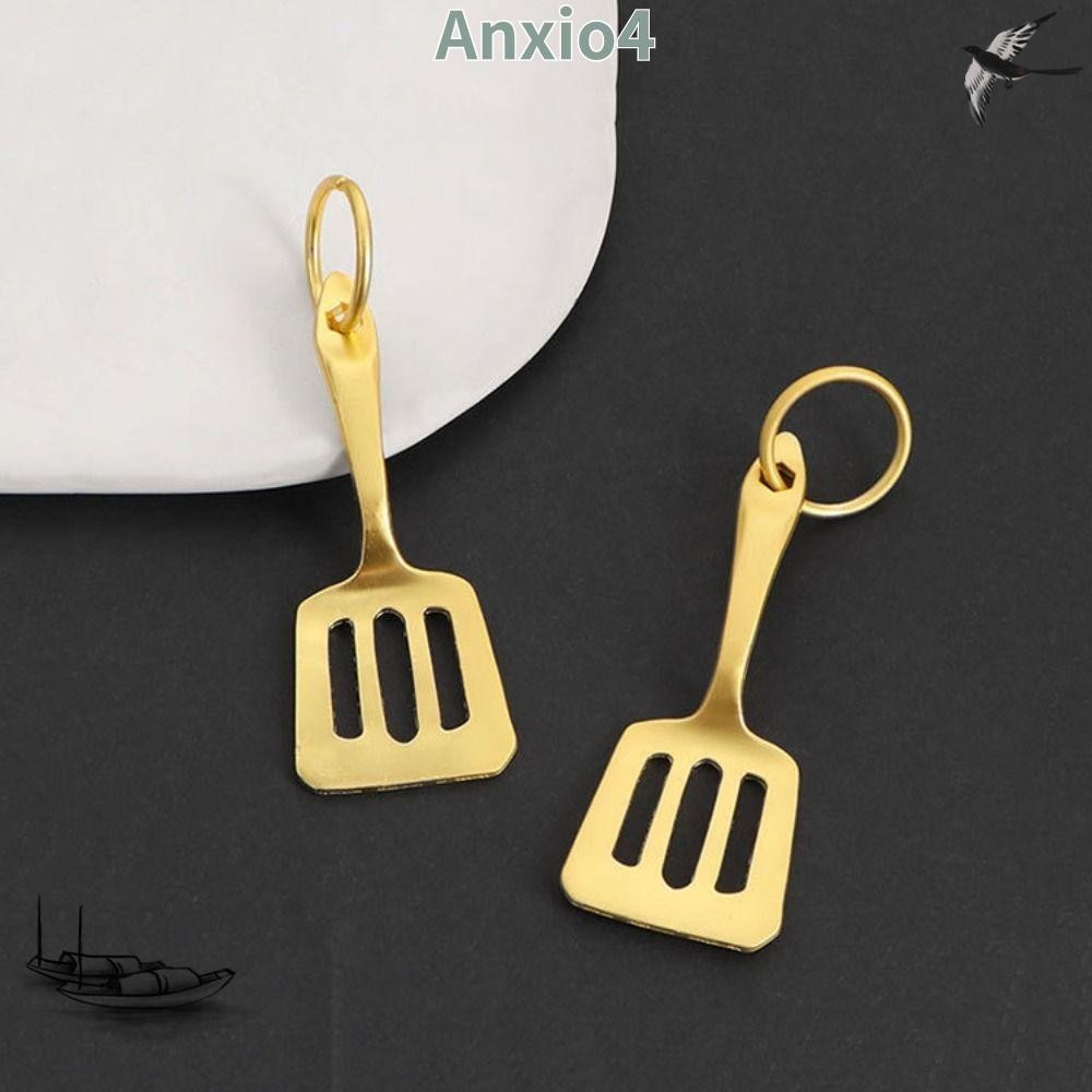 ANXIO4 Gold Shovel พวงกุญแจ, LOL TFT สร้อยคอ Teamfight Tactics พวงกุญแจ, น่ารักประณีตรูปเกมอุปกรณ์ต่