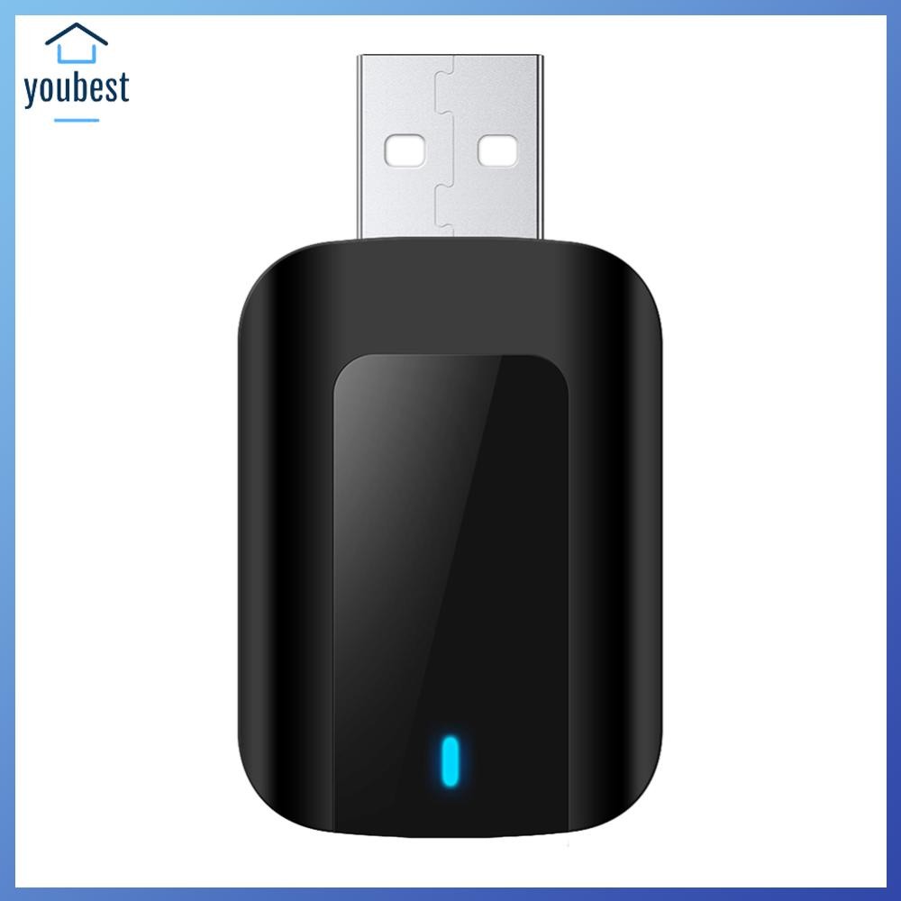 Wired To Wireless CarPlay & Android Auto AI Box 2.4/5G WiFi USB Plug and Play Bluetooth-Compatible 5