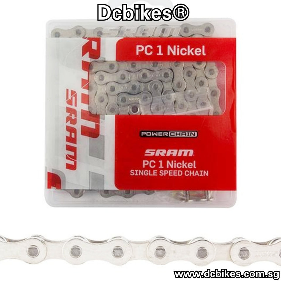 Sram Bmx Fixed Gear Fixie PC-1 โซ่เงินความเร็วเดียว 114 ลิงค์