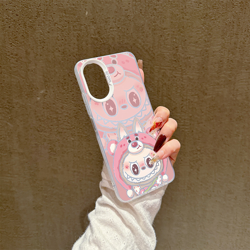 สำหรับ OPPO A18 A38 A15 A15s A60 A35 A17 A17K A79 5Gผ้าสตรอเบอร์รี่ OPPOA57(4G) A77 A77S(4G) - รูปที่ 5