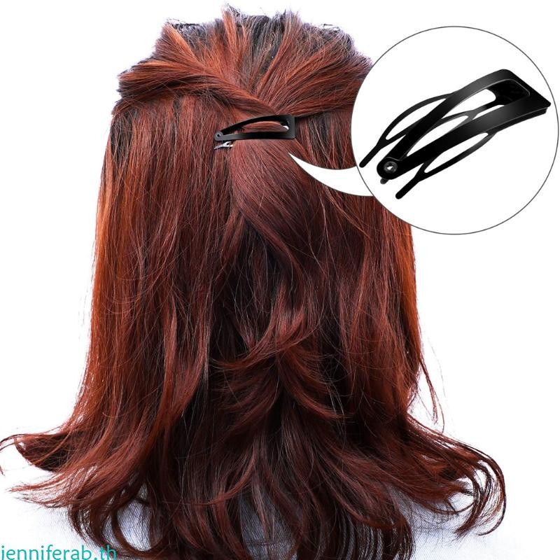 10 Pack Double Metal Snap Hair Clips Hair Barrettes Hair Making Salon Supplies