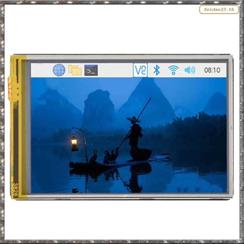 [LHY] จอแสดงผลสัมผัส LCD ขนาด 3.5 RPi นิ้ว 320x480 หน้าจอสัมผัสแบบ Resistive สําหรับ Pico2 RP2350204