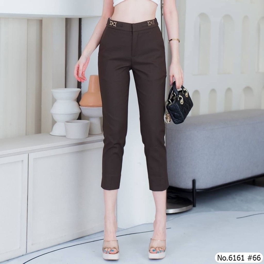 กางเกง7ส่วน No.6161 ผ้ายืด Spandex งานลงห้าง