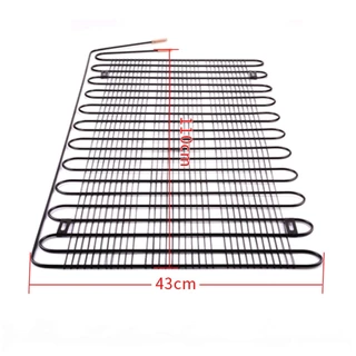 Monqiqi แผงระบายความร้อนตู้เย็น เเผงคอล์ยร้อน 1/8 HP ขนาด 60cm*43cm (เหมาะสำหรับตู้เย็นขนาด 4-5Q) อะไหล่ตู้เย็น