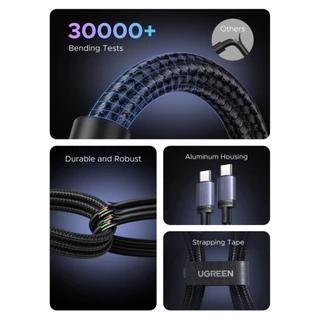 UGREEN สายชาร์จ CtoC USB2.0 PD Fast Charging รองรับการชาร์จสูงสุด PD100W / 240W รุ่น L528