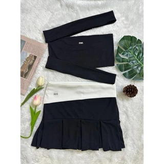 [พร้อมส่ง] เซ็ต 2 ชิ้น สายเดี่ยว/ปาดไหล่ งานอะไหล่เพชร กระโปรงทรงฮิตมีซับใน ทั้งชุดน่ารักมากก งานตามหา Women Clothing