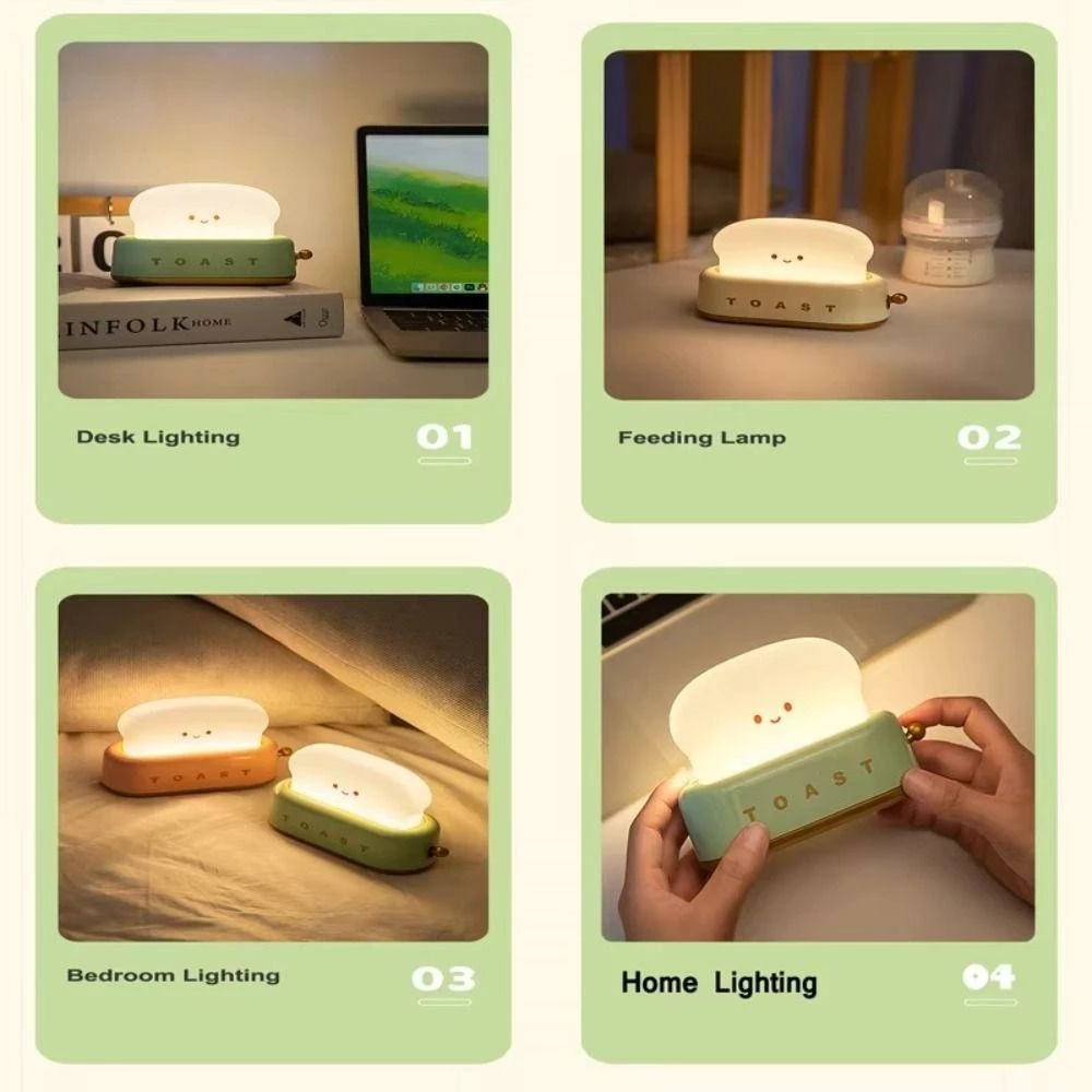 BACKSTAGEREETDV เครื่องปิ้งขนมปัง Nightlight ชาร์จ USB thumbnail 8