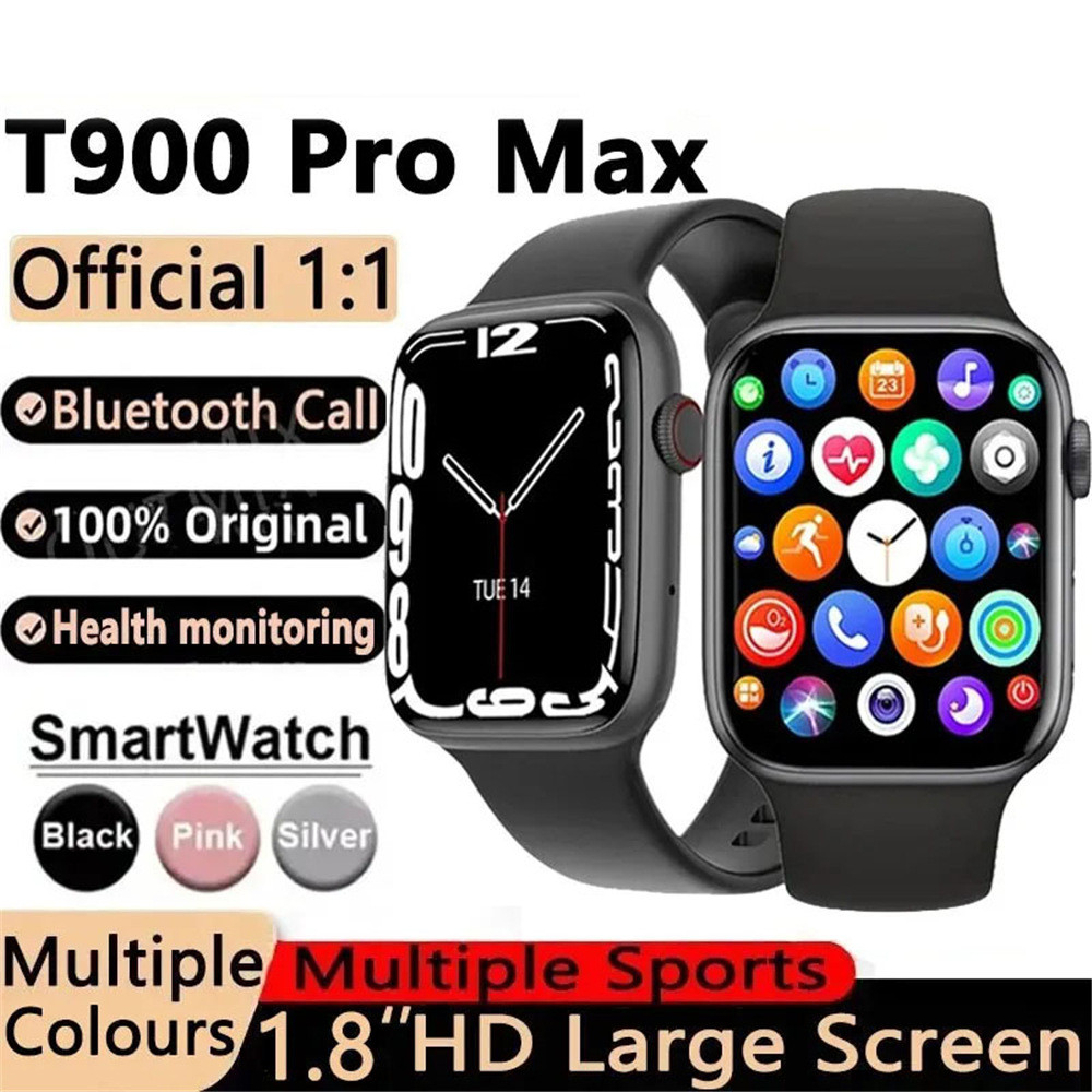 T900 Pro MAX Bluetooth Call Smart Watch Sport Heart Rate ความดันโลหิต Smart Watch
