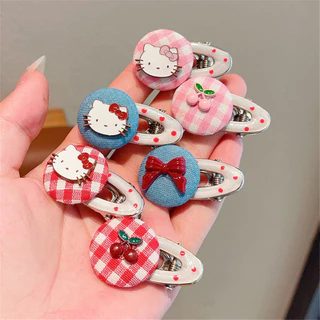 Polka Dot Cherry Kt กิ๊บติดผมแมว เครื่องประดับผมมัน สาวอเนกประสงค์ป่ามูลค่าสูง
