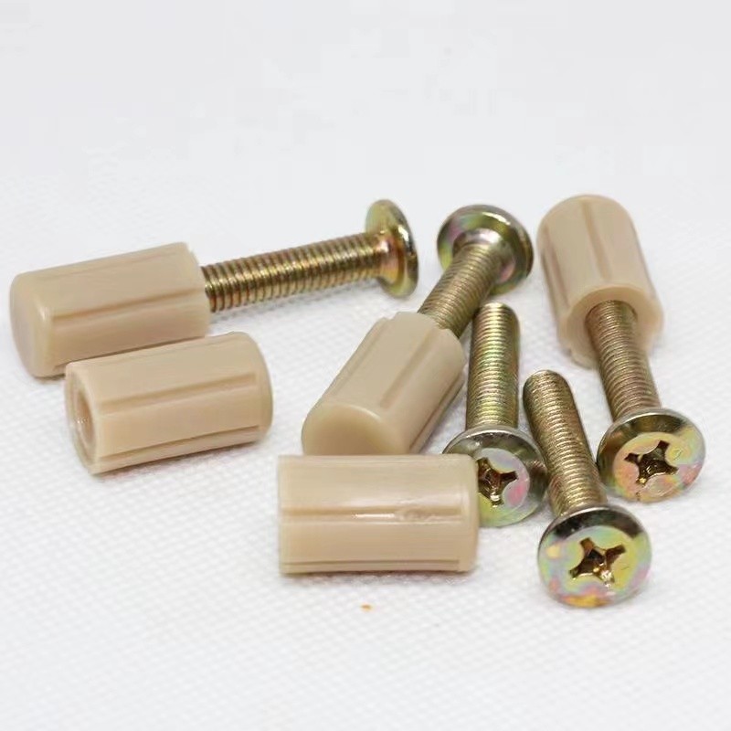 ชุดอุปกรณ์สกรูเตียงเด็กเฟอร์นิเจอร์ ชุดเต็ม อุปกรณ์เชื่อมต่อเตียงเด็ก แผ่นกั้นเตียงขนาดใหญ่ สกรูเตียงเปลที่เข้ากันได้ สากล YWZB - รูปที่ 7