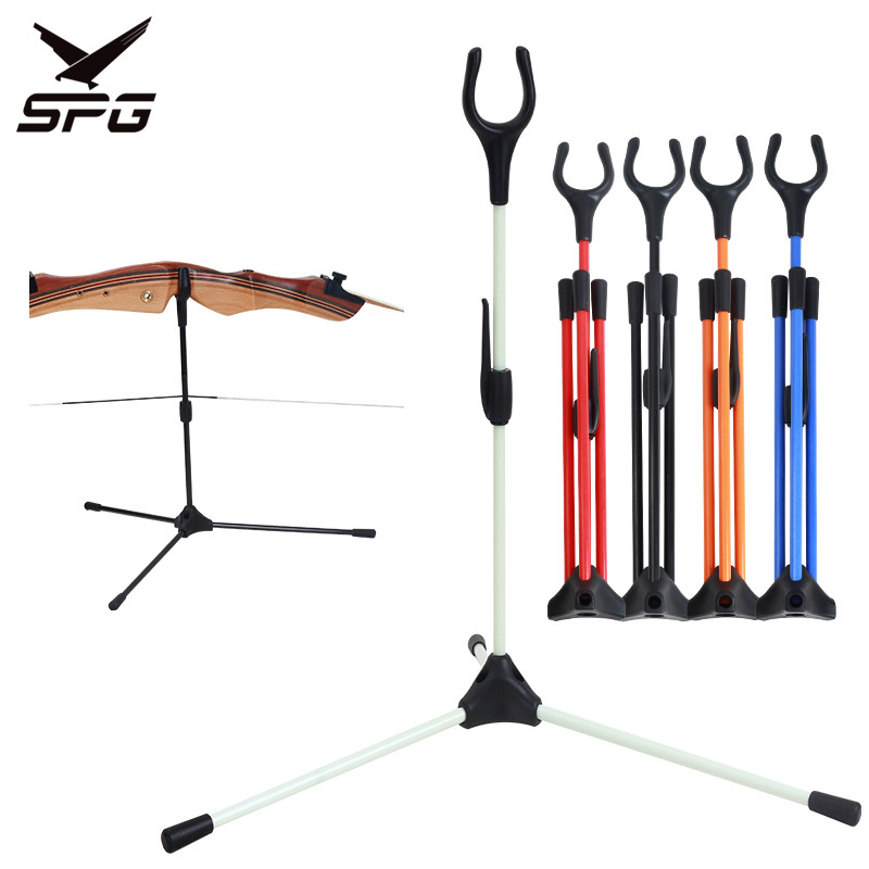 Recurve Bow Stand อุปกรณ์เสริมปลากลางแจ้งแบบพับได้