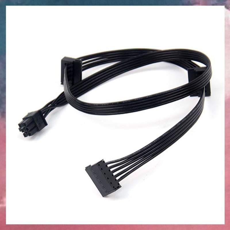 1 ชิ้น GPU PCI Express 6Pin ชาย 1 ถึง 3 SATA SSD แหล่งจ่ายไฟสําหรับ CX850M CX750M CX600M CX500M CX43