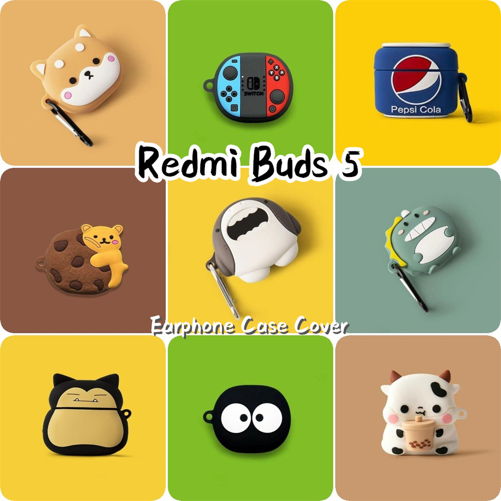 READY STOCK!นําไปใช้กับ Redmi Buds 5 เคส Case เคสหูฟัง ซีรีส์การ์ตูนอินเทรนด์ ซิลิโคนนุ่ม เคส เคสหูฟัง NO.1