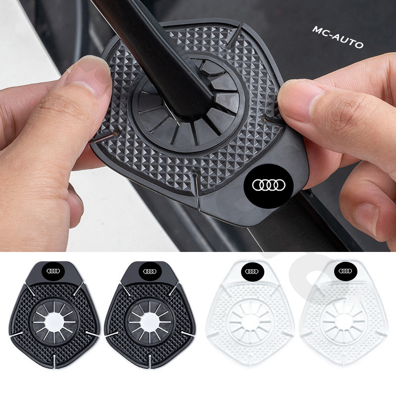 1/2PCS Audi ที่ปัดน้ําฝน กระจกหน้า ซิลิโคน ฝาครอบป้องกัน ฝาครอบกันฝุ่น ที่ปัดน้ําฝน ฝาครอบป้องกัน ขอ