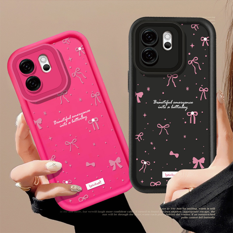 Bow Knot เคสโทรศัพท์สําหรับ Infinix Smart 9 HD Tecno POP 9 Spark Go 1 Spark Go 2025 กันกระแทก Soft T