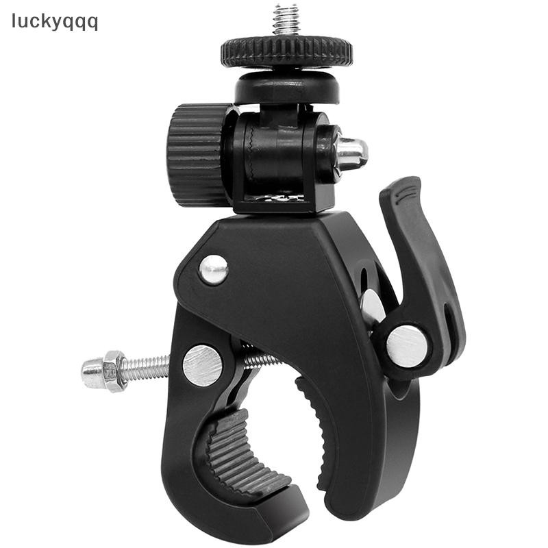 Luckyqqq Quick Release สกรู Clamp Bracket จักรยาน Handlebar Mount 1/4 ขาตั้งกล้องสําหรับกล้อง DV ได้ดี