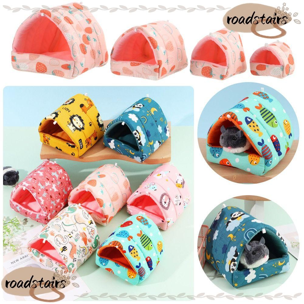 ROADSTAIRS Hamster House Soft Mini Cage Winter Rabbit Squirrel Warm Mat