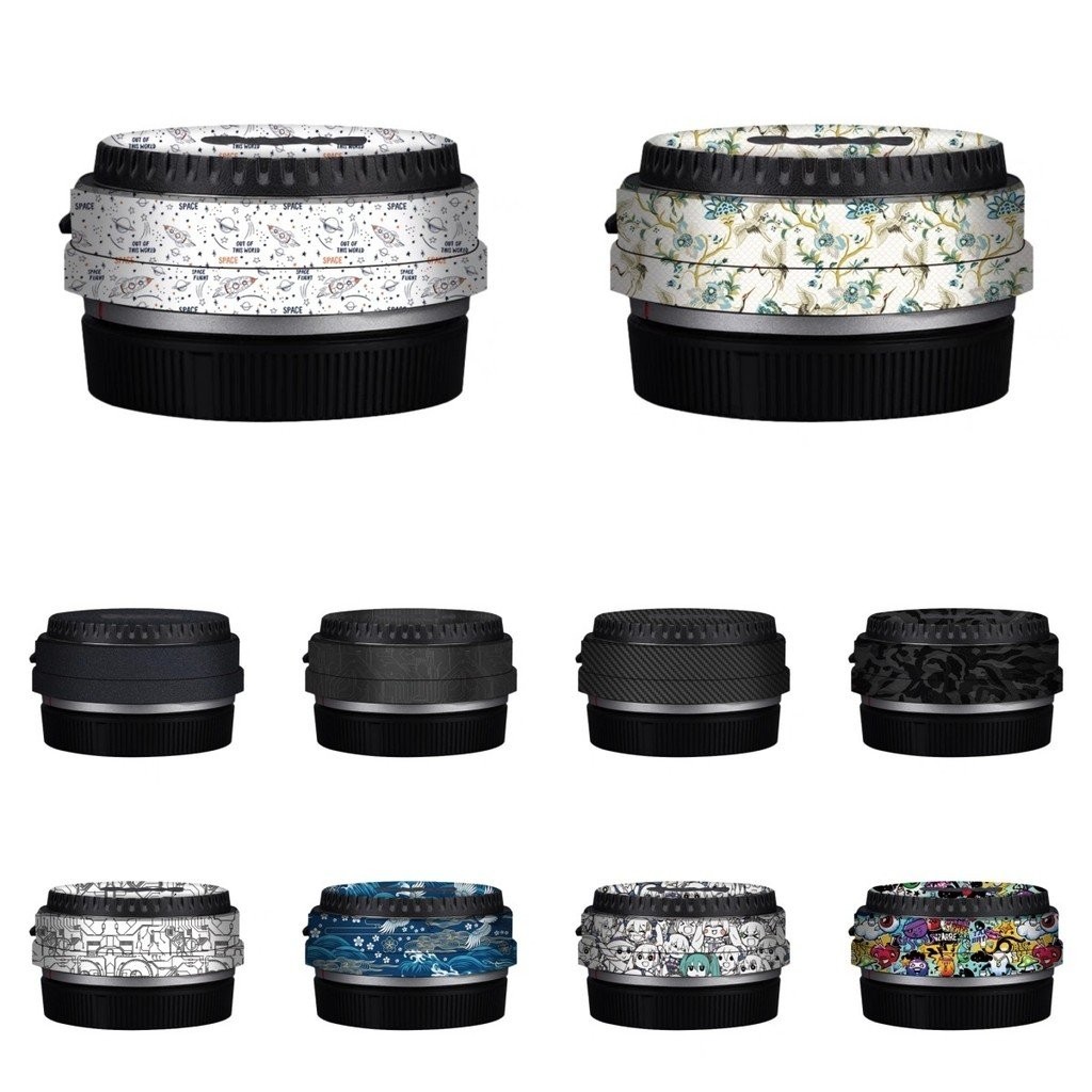 ล่อที่เดินได้ เข้ากันได้กับแหวนแปลง Canon R EF-EOS R RF สติ๊กเกอร์แปลงฟิล์มสี EF เป็น RF