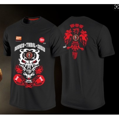 เสื้อยืด Borneo Tribal Squad Mma & Fitness Factory