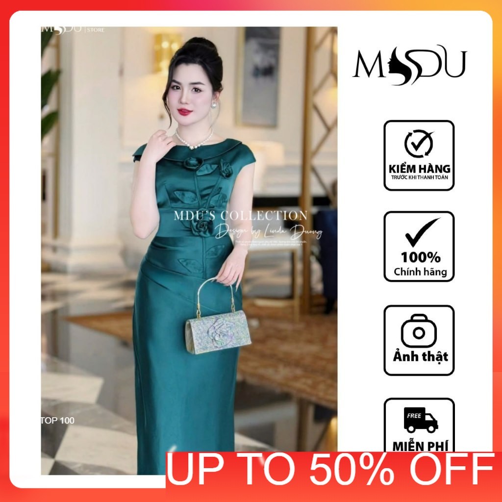 ออกแบบชุด MDU4573 ที่น่าสนใจ Slim Fit พร้อมดอกไม้แฮนด์เมดประณีตจาก MDU