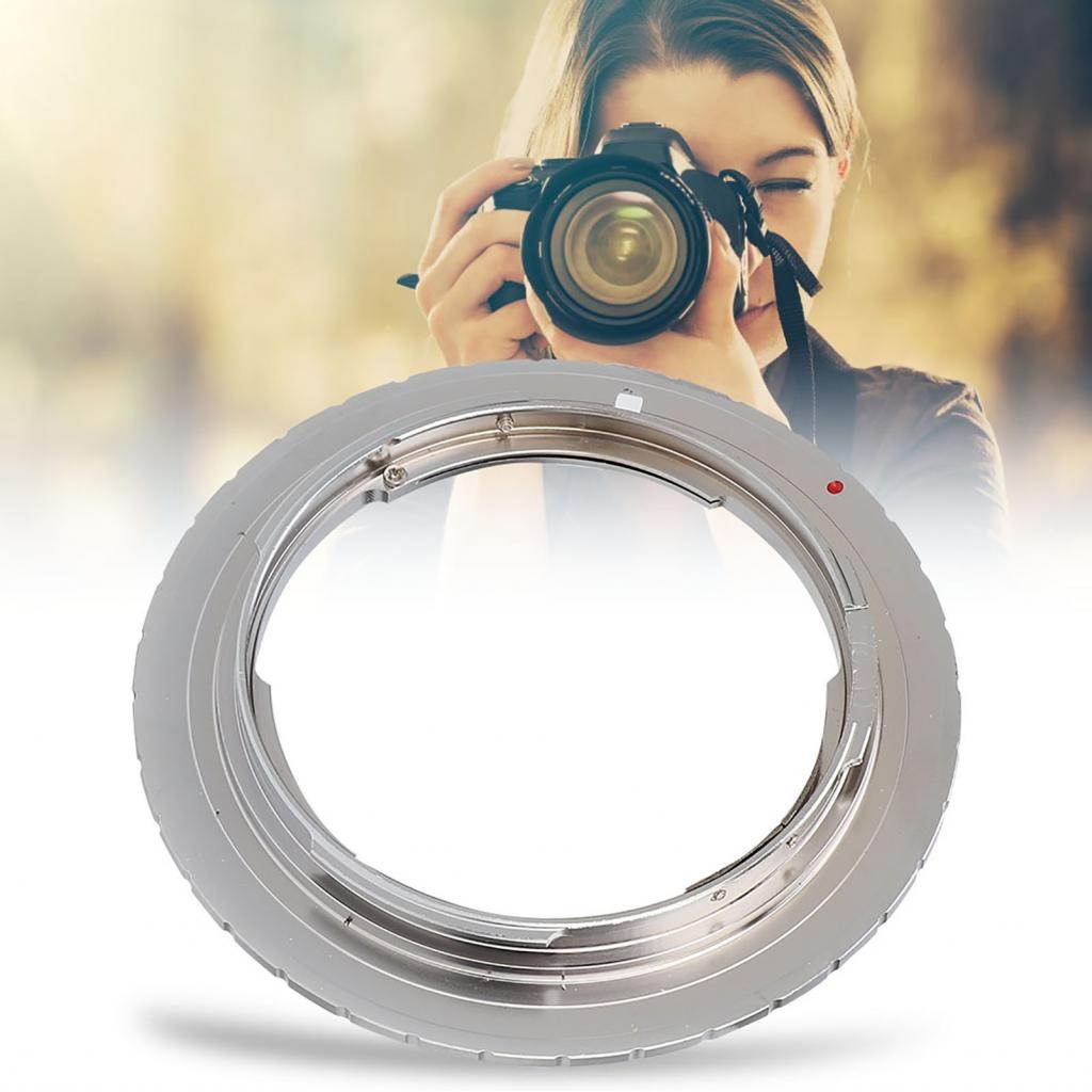เลนส์ Ring อะแดปเตอร์กล้องถ่ายภาพคู่มือที่ทนทานสำหรับ Canon EOS EF Mount Mirrorless Body Contax/Yach