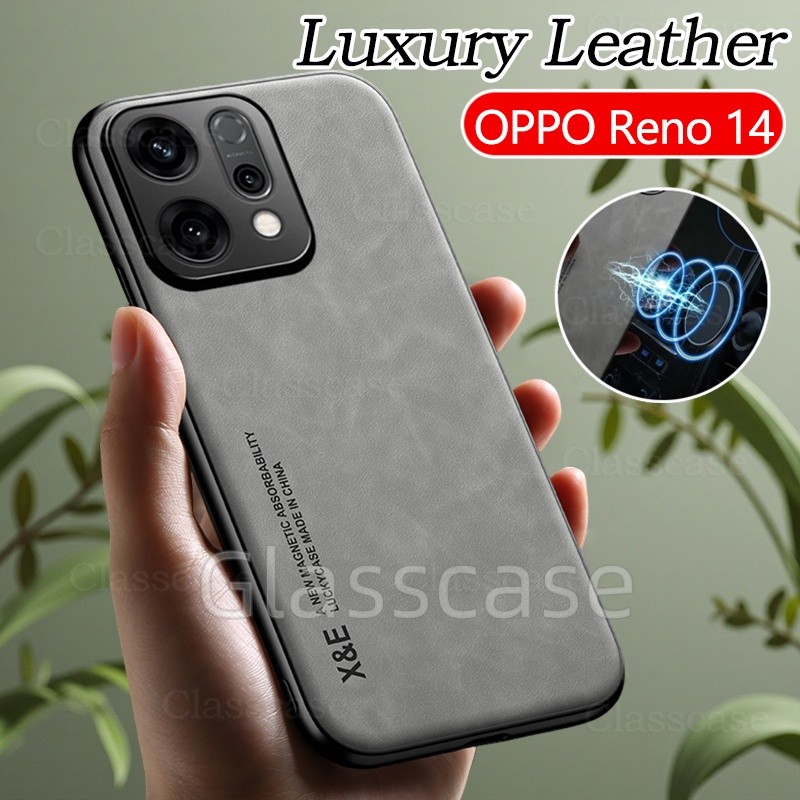 Oppo Reno 14 2025 สําหรับ Oppo Reno 14 1 4 F Pro 14F 14Pro Reno14 Reno14F Reno14Pro หรูหราหนังเคสโทร