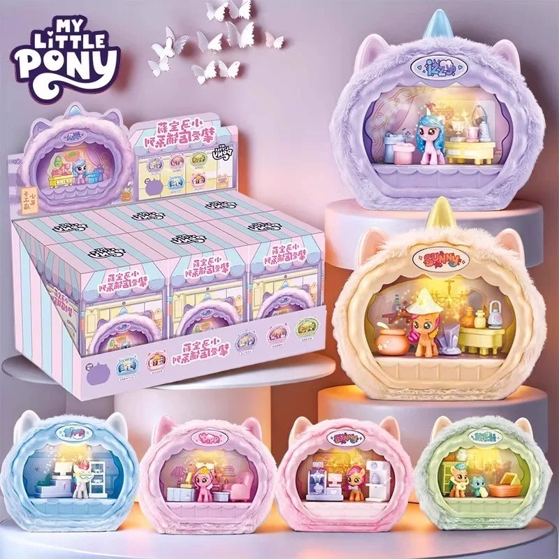 [peng] ของเล่นตุ๊กตา My Little Pony Favorite Store Series กล่องตาบอด ของตกแต่งโต๊ะ ของขวัญวันเกิดสำห