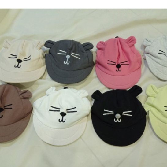 (TP7)Cat Model Baby Hat Cat Hat Baby Cat Hat หมวกเด็ก cat motif หมวกเด็กวัยหัดเดิน