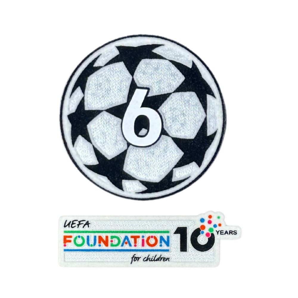 OFFICIAL 2025-26 UEFA UCL Starball BOH 6 + Foundation 10 Years Anniversary Patch