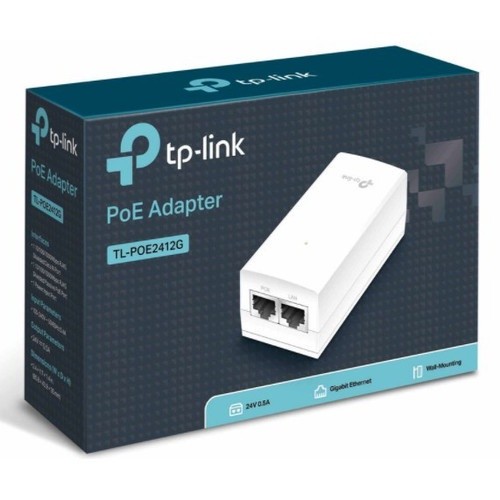 TP-Link TL-POE2412G Gigabit 24VDC Passive PoE Adapter