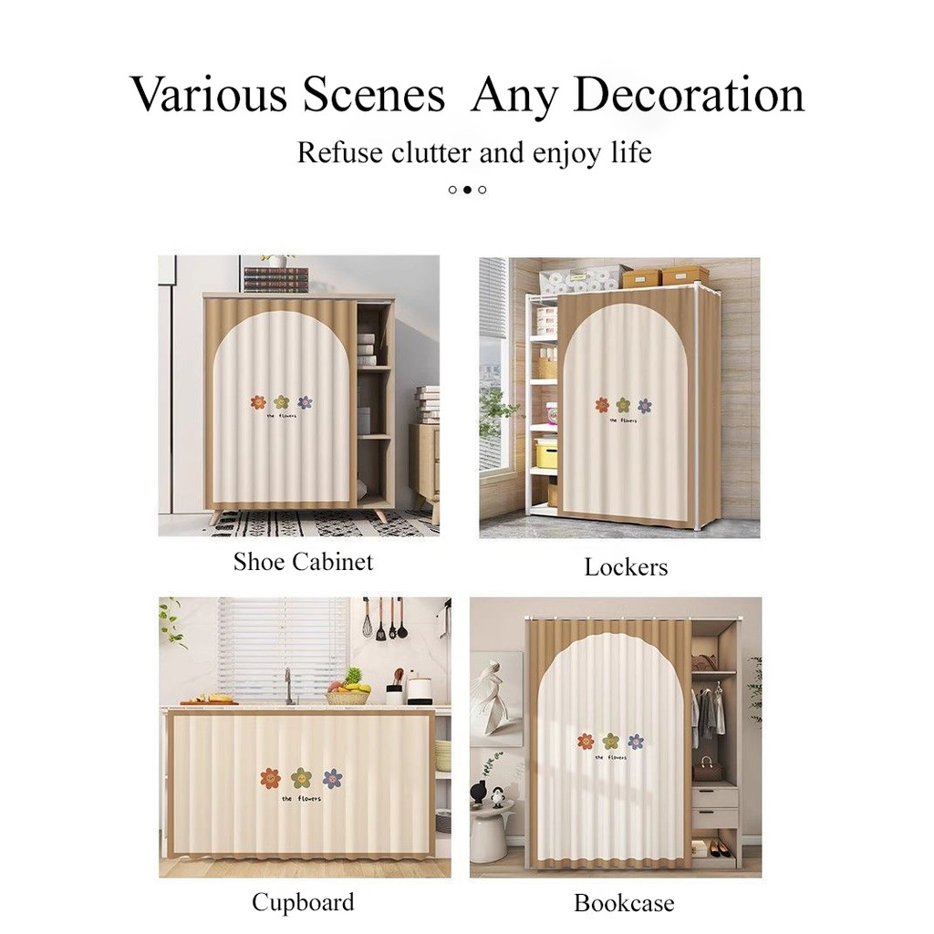 แนะนำ ผ้าม่าน ผ้าม่านตู้พิมพ์ลาย Sanrio Cinnamoroll - ปรับขนาดได้ (70x50 ซม. ถึง 140x80 ซม.), Pocket Rod & Magic Tape Design, ผ้านุ่มหนามีรูปแบบที่ทนต่อการซีดจาง ราคาพิเศษ มีเก็บเงินปลายทาง