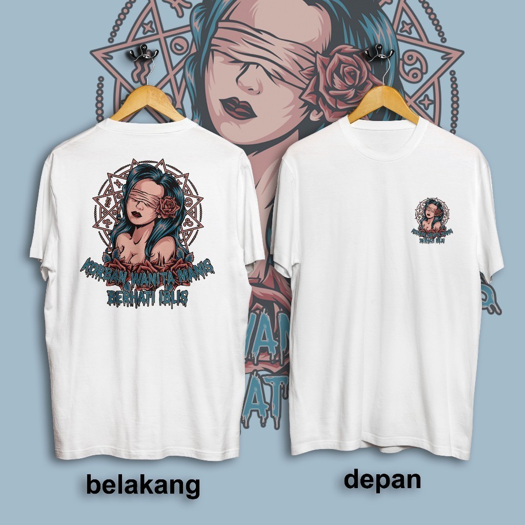 C&S Fashions - เสื้อยืด Victim ของผู้หญิงหวานหัวใจปีศาจ - เสื้อยืด Distro สําหรับผู้ชายและผู้หญิงสํา