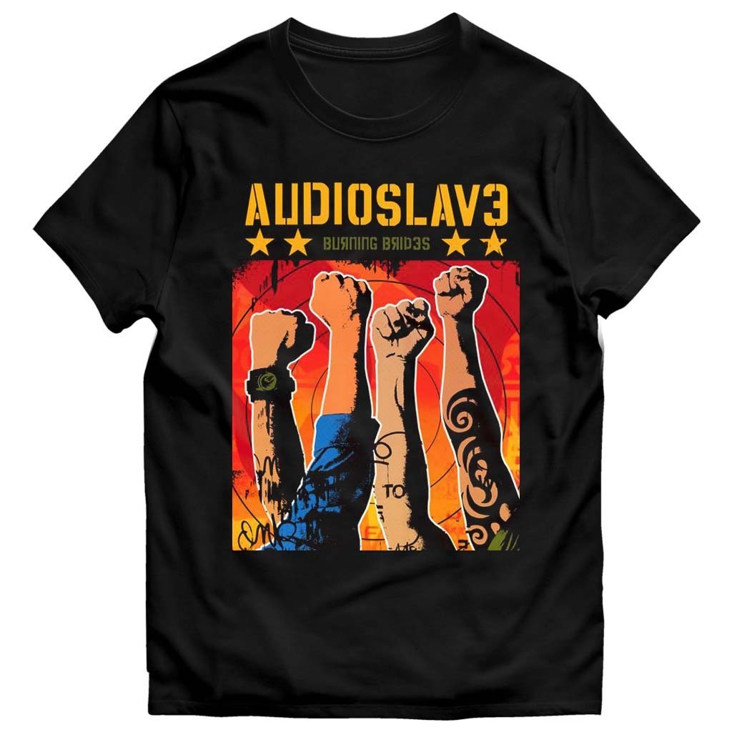 (C0D) AUDIOSLAVE Distro Band Music เสื้อยืดหนา 24s
