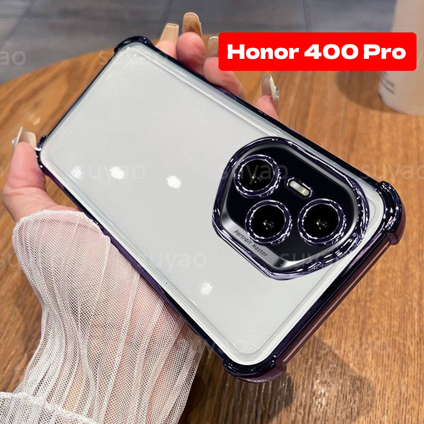สําหรับ Honor 400 Pro 400Pro สมาร์ท Lite X9D X7D X9C 2025 เคสโทรศัพท์ TPU Clear ปลอก Honor400Pro Hon