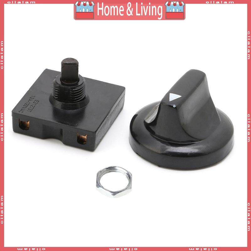CI 4-Position 3-Speed Fan Selector สวิตช์แบบหมุนผู้ว่าราชการพร้อมลูกบิด 13AMP 120V-250V