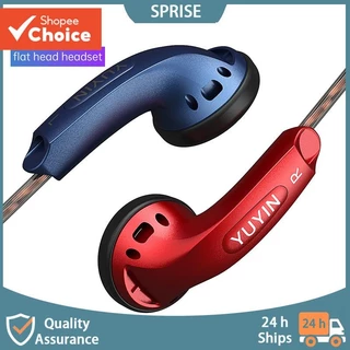 Sprise Y100 หูฟังชนิดใส่ในหูเบสพร้อมไมโครโฟนเสียงรบกวน Cancelling HiFi ชุดหูฟังสเตอริโอกีฬา Earfon หูฟัง Universal 3.5 มม.