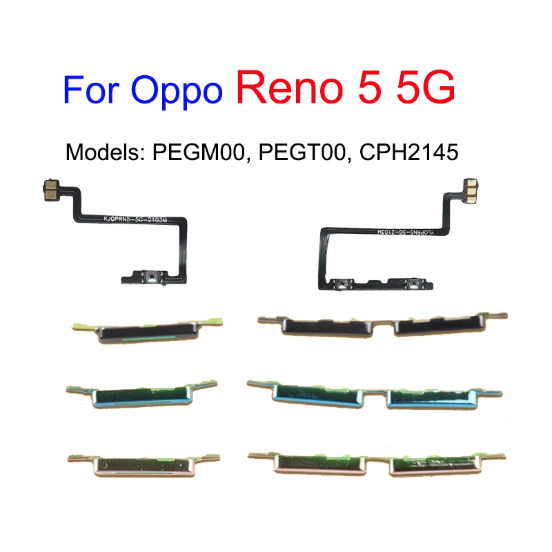 สําหรับปุ่มปรับระดับเสียงไฟ Reno 5 5G Flex