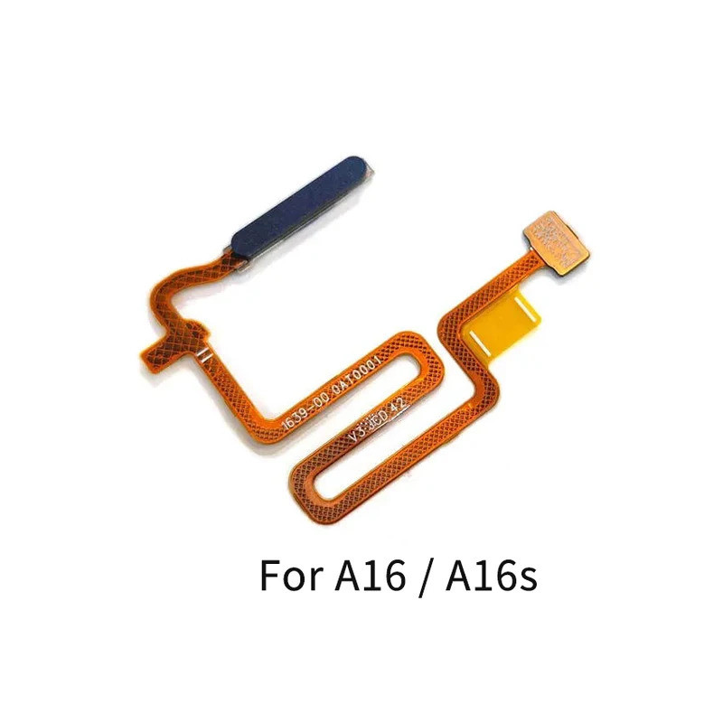 สําหรับ Oppo A16 A16s ปุ่มเปิดปิดเซ็นเซอร์ลายนิ้วมือ Flex Cable อะไหล่ซ่อม
