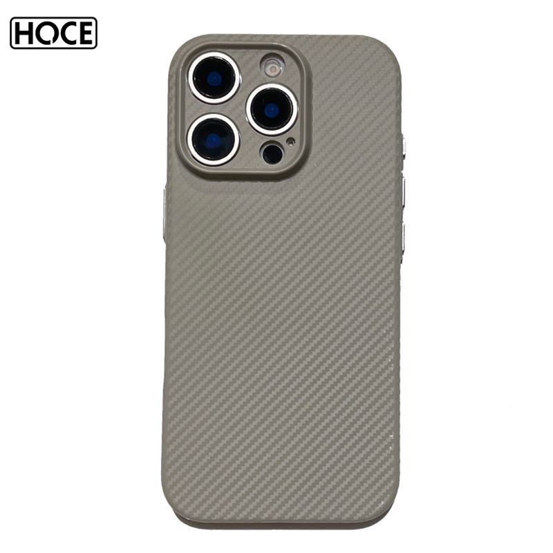 HOCE คาร์บอนไฟเบอร์ตารางรูปแบบเคสโทรศัพท์สําหรับ IPhone 17 16 15 14 13 12 Pro Max 16E PC Ultra-Thin PC ฝาครอบกรณี ราคา ถูกที่สุด ดีลบีเคเค รูปภาพหลัก