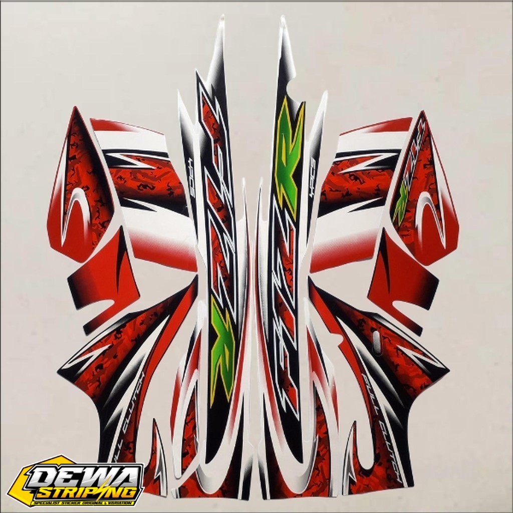 MERAH Standard Striping Yamaha F1zr Fiz R F1 Zr 2004 2005 สีแดงสีดําคุณภาพรถจักรยานยนต์ Body List